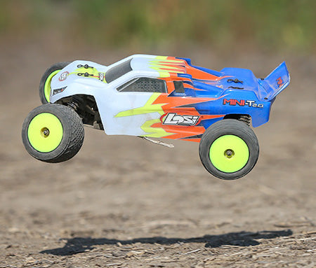 LOSI LOS01015T2 1/18 Mini-T 2.0 RTR 2WD Truck Blue and White