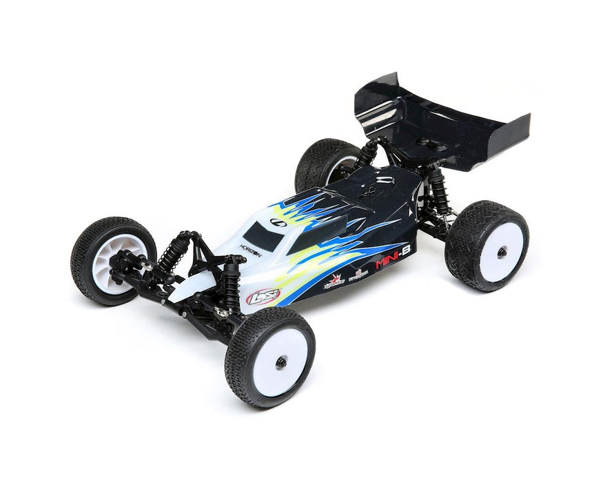 LOSI LOS01016T2 1/16 Mini-B RTR Brushed Buggy Black and White