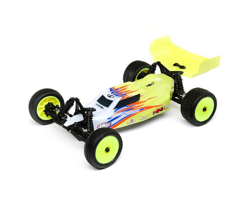 LOSI LOS01016T3 1/16 Mini-B RTR Brushed Buggy Yellow and White