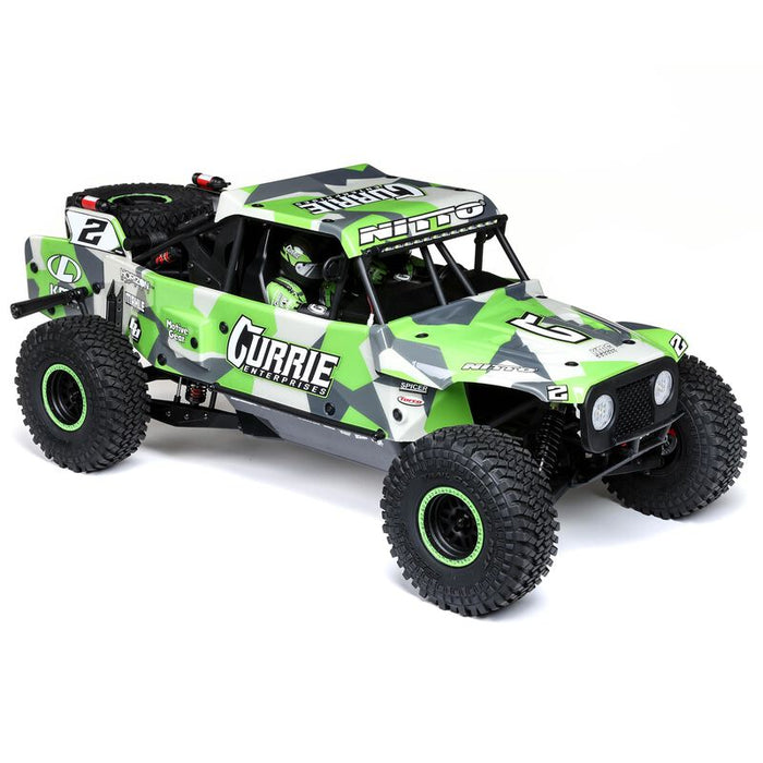 LOSI LOS03030T2 1/10 Hammer Rey RTR 4WD U4 Rock Racer - Currie Green and Gray