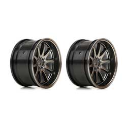Losi LOS43036 Rear Volk Racing CE28N 54x30mm Gun Metal Wheels 1 Pair