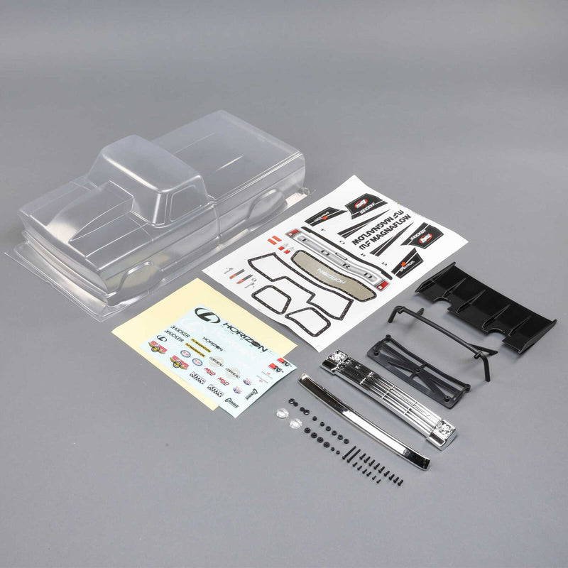 LOSI LOSI230087 1968 Ford F-100 Clear Body for 22S Drag