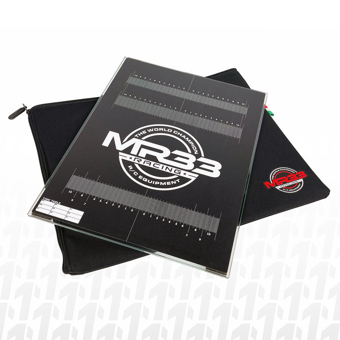 MR33 Racing Glass Setup Board with Protective Travel Bag