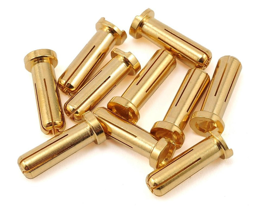 Maclan Racing 4042 MAX CURRENT 5mm Gold Bullet Connectors 10 Pack