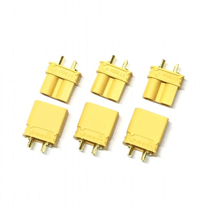 Maclan Racing 4129 XT30U Connectors 3 Pair