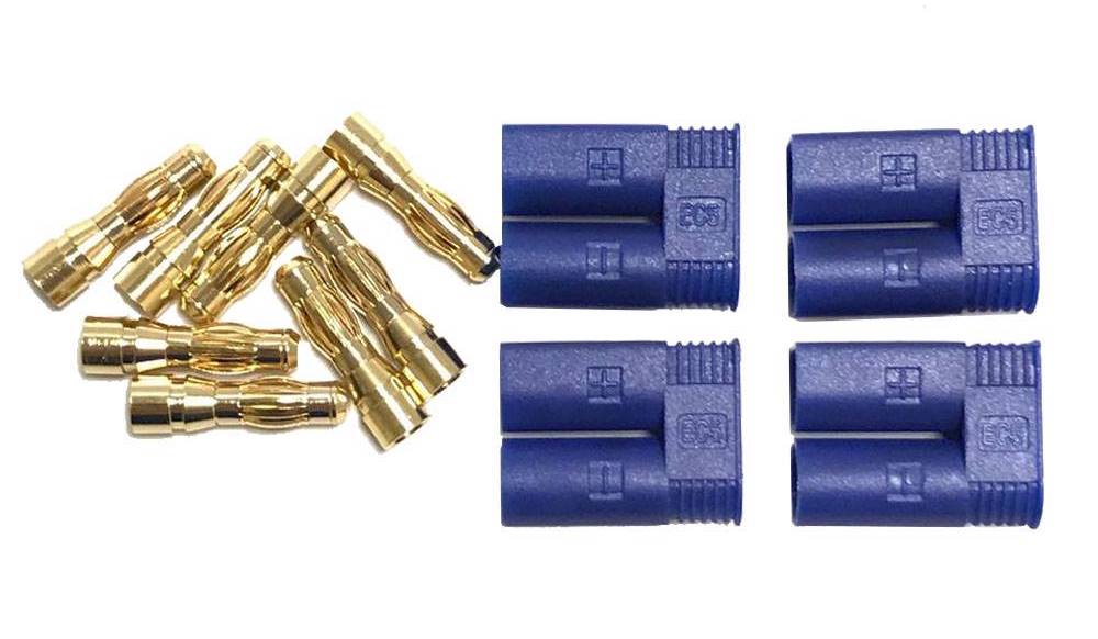 Maclan Racing 4156 EC5 Connectors 4 Male