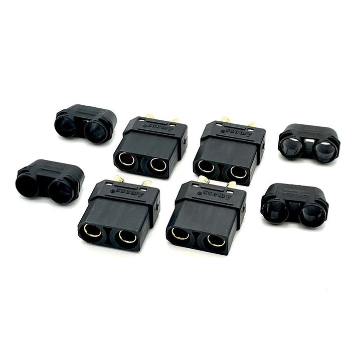 Maclan Racing 4268 Black XT90 Connectors 4 Female