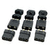 Maclan Racing 4269 Black XT90 Connectors 3 Male and 3 Female