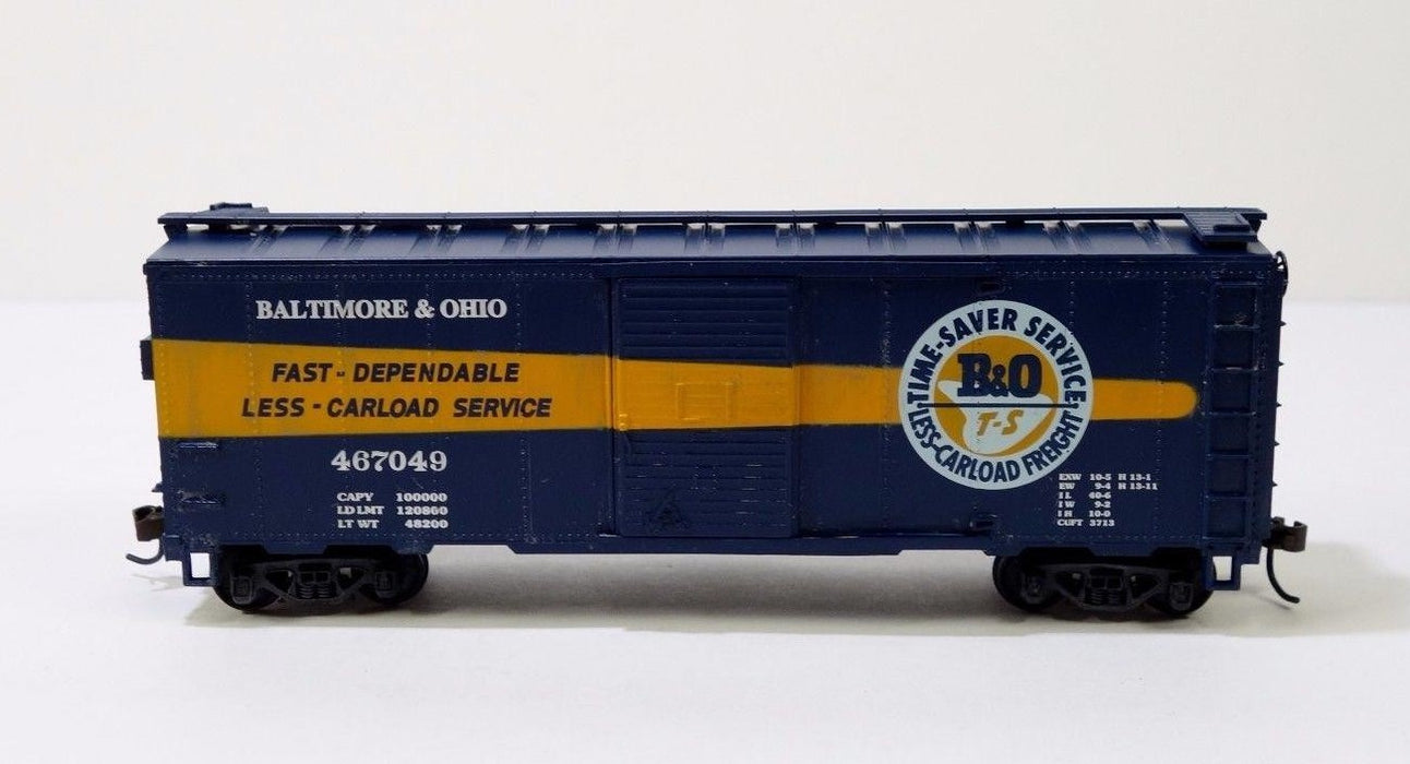 Mantua 734-251 HO Scale 40' Steel Time Saver" B&O 467049 - NOS