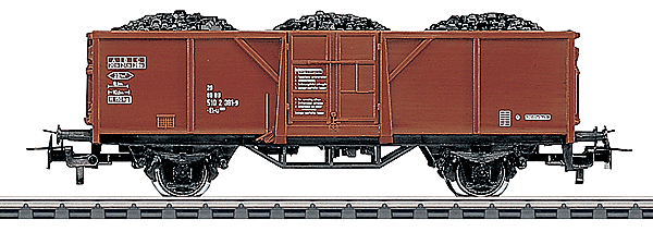 Marklin 4431 HO Scale Gondola with Coal Load Deutsche Bundesbahn DB - NOS