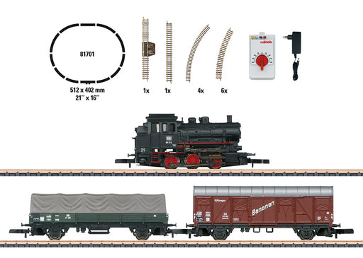 Marklin 81701 Z Scale FreightTrain Starter Set - Standard DC