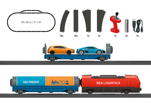 Marklin My World 29342 HO Scale Harbor Logistics Starter Set Sound (Battery Powered)