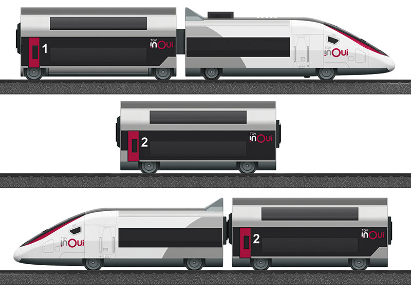 Marklin My World 29406 HO Scale TGV Starter Set (Battery Powered)