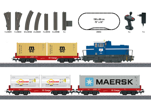 Märklin Start Up 29453 HO Scale Container Train Starter Set
