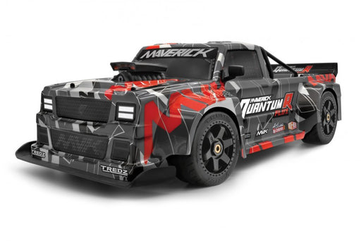 Maverick RC (HPI) 150313 Grey and Red 1/8 QuantumR Flux 4S Race Truck