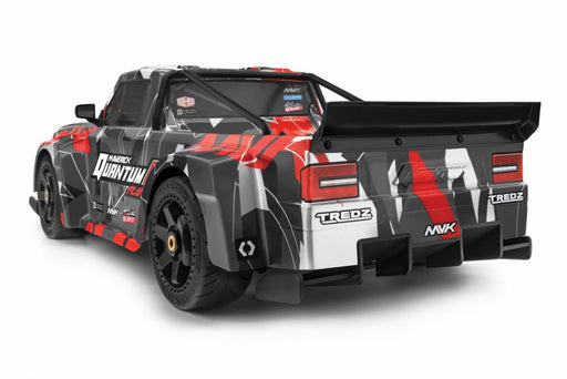 Maverick RC (HPI) 150313 Grey and Red 1/8 QuantumR Flux 4S Race Truck