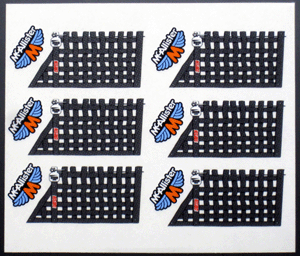 McAllister Racing 539 Window Netting Decal Sheet 5.25”X 6.25”