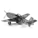 Metal Earth MMS003 P-51 Mustang Airplane 12 Piece Metal Model Kit