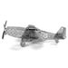 Metal Earth MMS003 P-51 Mustang Airplane 12 Piece Metal Model Kit