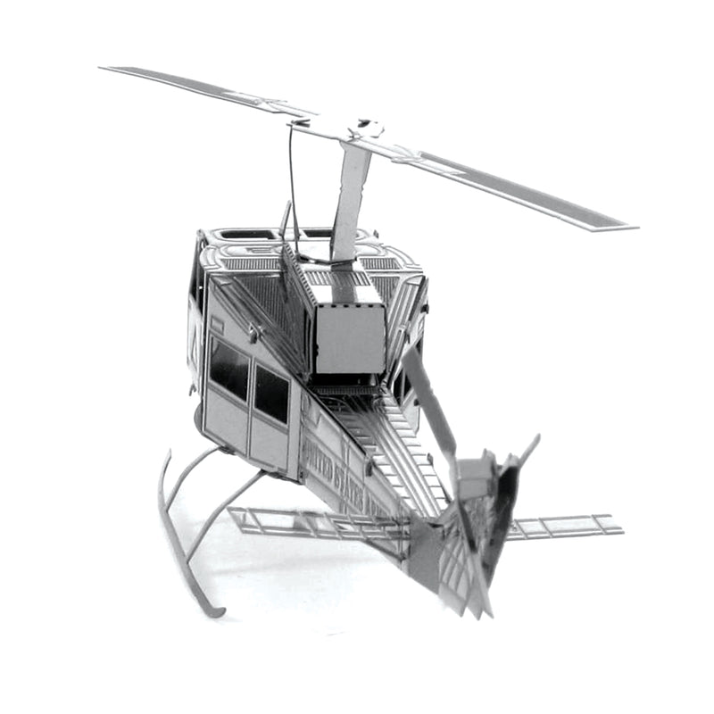 Metal Earth MMS011 Huey UH-1 Helicopter 14 Piece Metal Model Kit