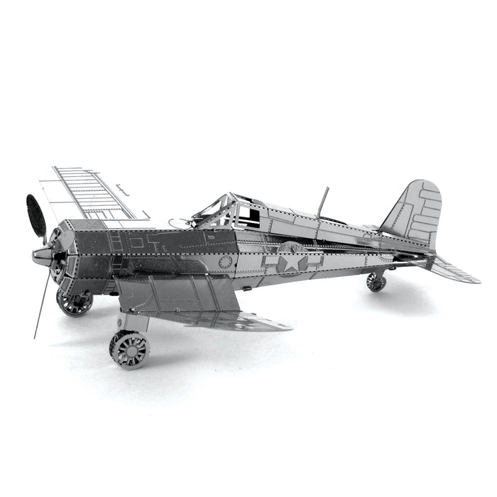 Metal Earth MMS035 F4U Corsair WWII Plane 18 Piece Metal Model Kit