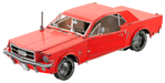 Metal Earth MMS056C Red 1965 Ford Mustang 61 Piece Metal Model Kit