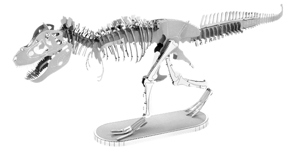 Metal Earth MMS099 Tyrannosaurus Rex Dinosaur Skeleton 77 Piece Metal Model Kit