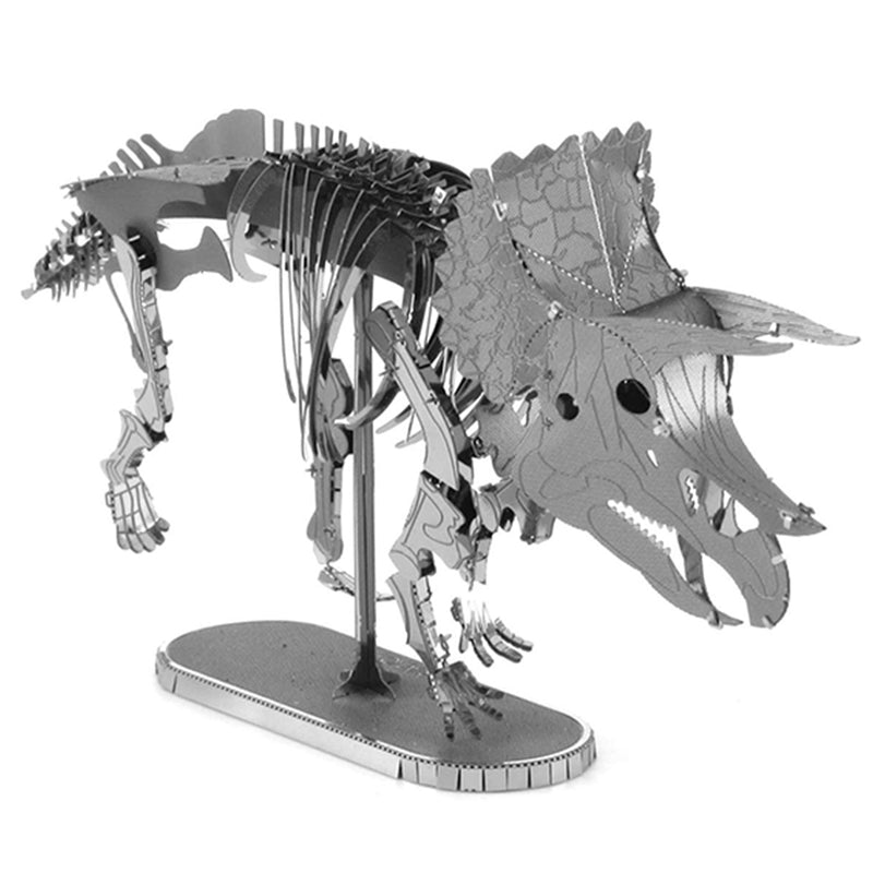 Metal Earth MMS101 Triceratops Dinosaur Skeleton 77 Piece Metal Model Kit