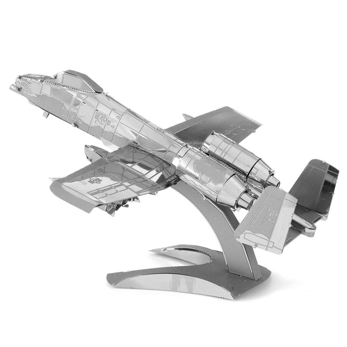 Metal Earth MMS109 A-10 Warthog Jet 46 Piece Metal Model Kit