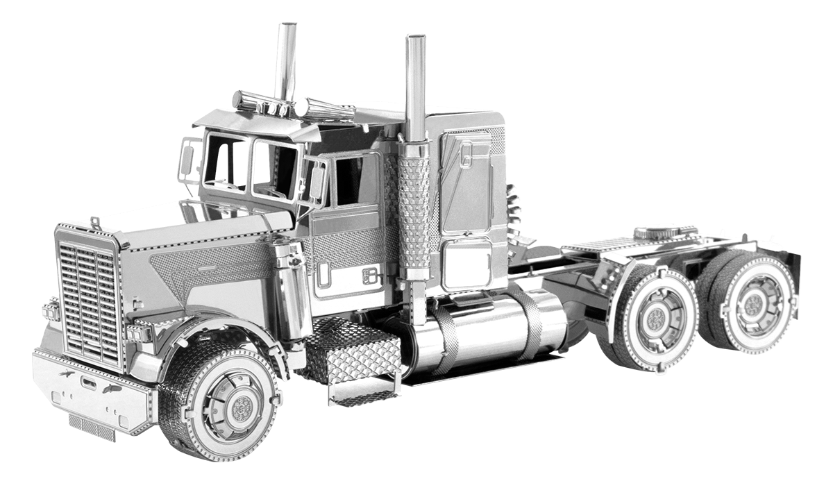 Metal Earth MMS144 Long Nose Freightliner Truck Metal Model Kit