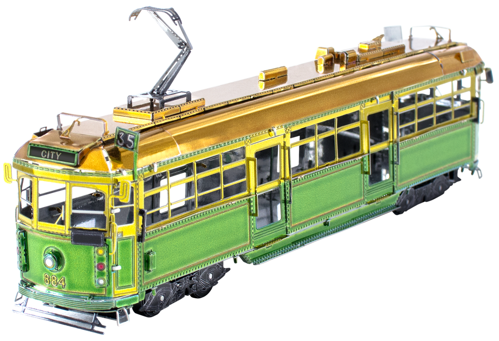 Metal Earth MMS158 Melbourn W-Class Tram Trolley Metal Model Kit