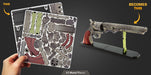 Metal Earth MMS187 Wild West Revolver 63 Piece Metal Model Kit