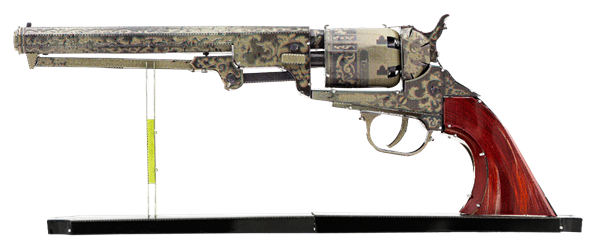 Metal Earth MMS187 Wild West Revolver 63 Piece Metal Model Kit