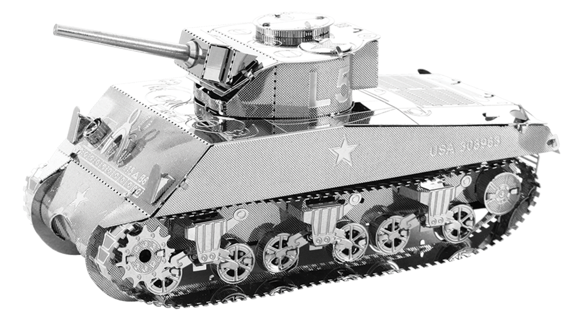 Metal Earth MMS204 Sherman 55 Piece Metal Model Kit