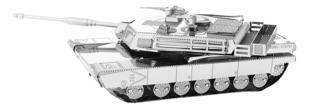 Metal Earth MMS206 M1 Abrams Tank 69 Piece Metal Model Kit