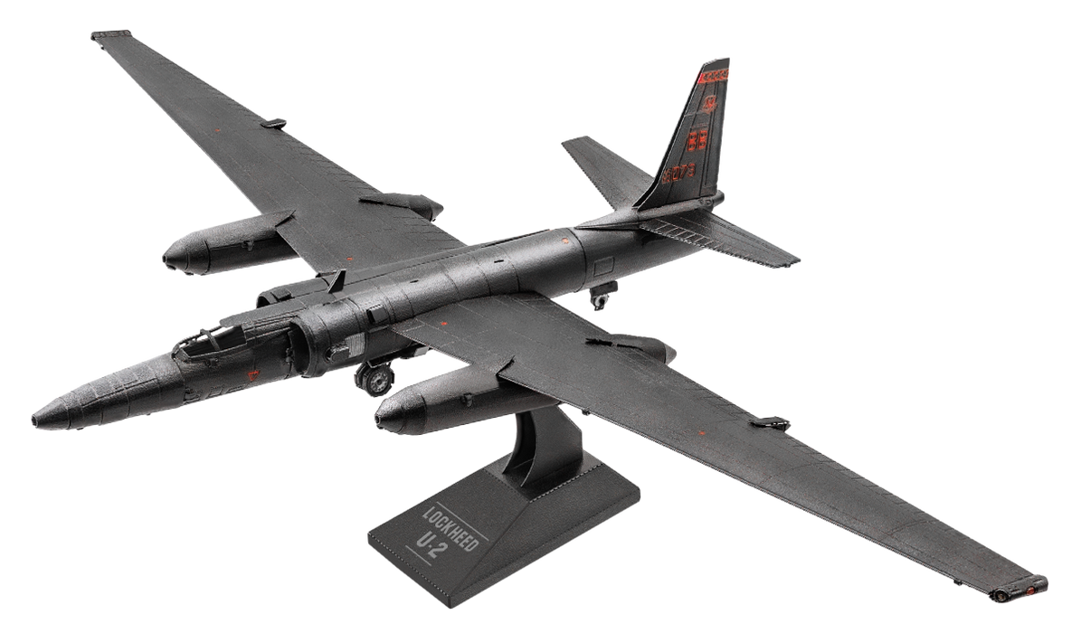Metal Earth MMS214 U-2 Dragon Lady Surveillance Aircraft 44 Piece Metal Model Kit