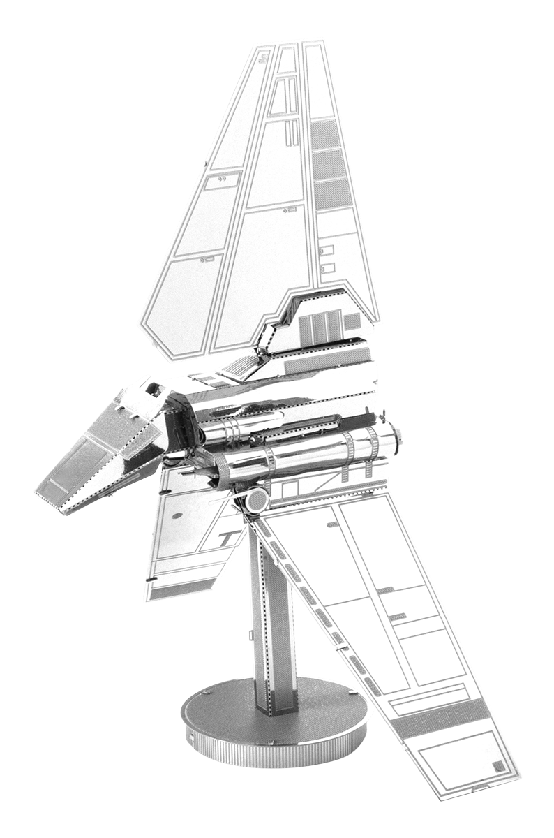 Metal Earth MMS259 Star Wars Imperial Shuttle 35 Piece Metal Model Kit