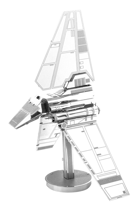 Metal Earth MMS259 Star Wars Imperial Shuttle 35 Piece Metal Model Kit