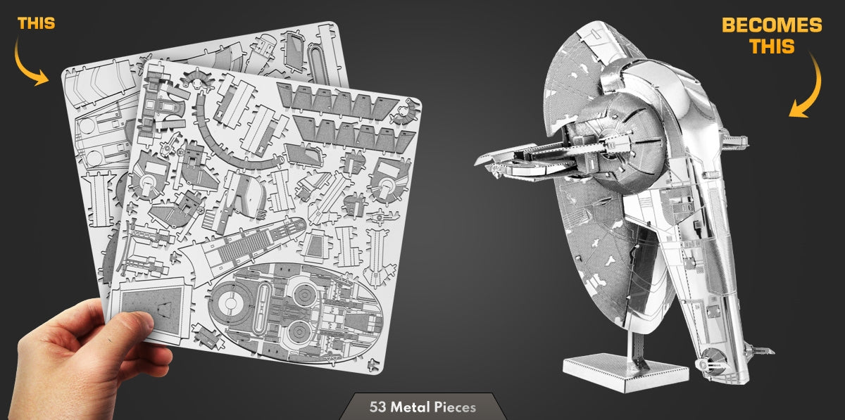 Metal Earth MMS260 Star Wars Slave 1 53 Piece Metal Model Kit