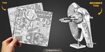 Metal Earth MMS260 Star Wars Slave 1 53 Piece Metal Model Kit