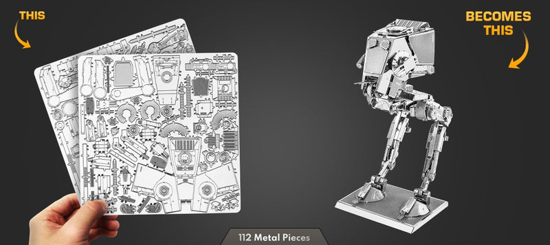 Metal Earth MMS261 Star Wars AT-ST 112 Piece Metal Model Kit