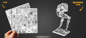 Metal Earth MMS261 Star Wars AT-ST 112 Piece Metal Model Kit