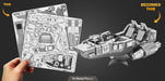 Metal Earth MMS268 Star Wars First Order Snowspeeder 56 Piece Metal Model Kit