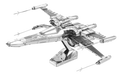 Metal Earth MMS269 Star WarsPoe Damerron's X-Wing Fighter 54 Piece Metal Model Kit