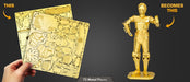 Metal Earth MMS270 Star Wars C-3PO 72 Piece Metal Model Kit