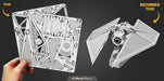 Metal Earth MMS273 Star Wars TIE Striker 45 Piece Metal Model Kit