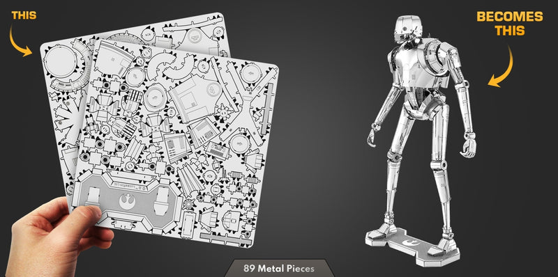 Metal Earth MMS275 Star Wars K-2SO 89 Piece Metal Model Kit