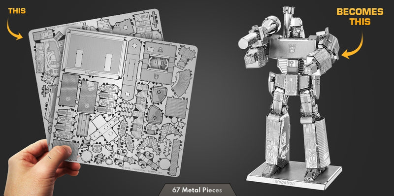 Metal Earth MMS303  Transformers Megatron 67 Piece Metal Model Kit