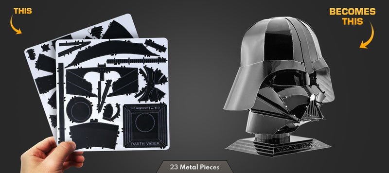 Metal Earth MMS314 Star Wars Darth Vader Helmet 23 Piece Metal Model Kit