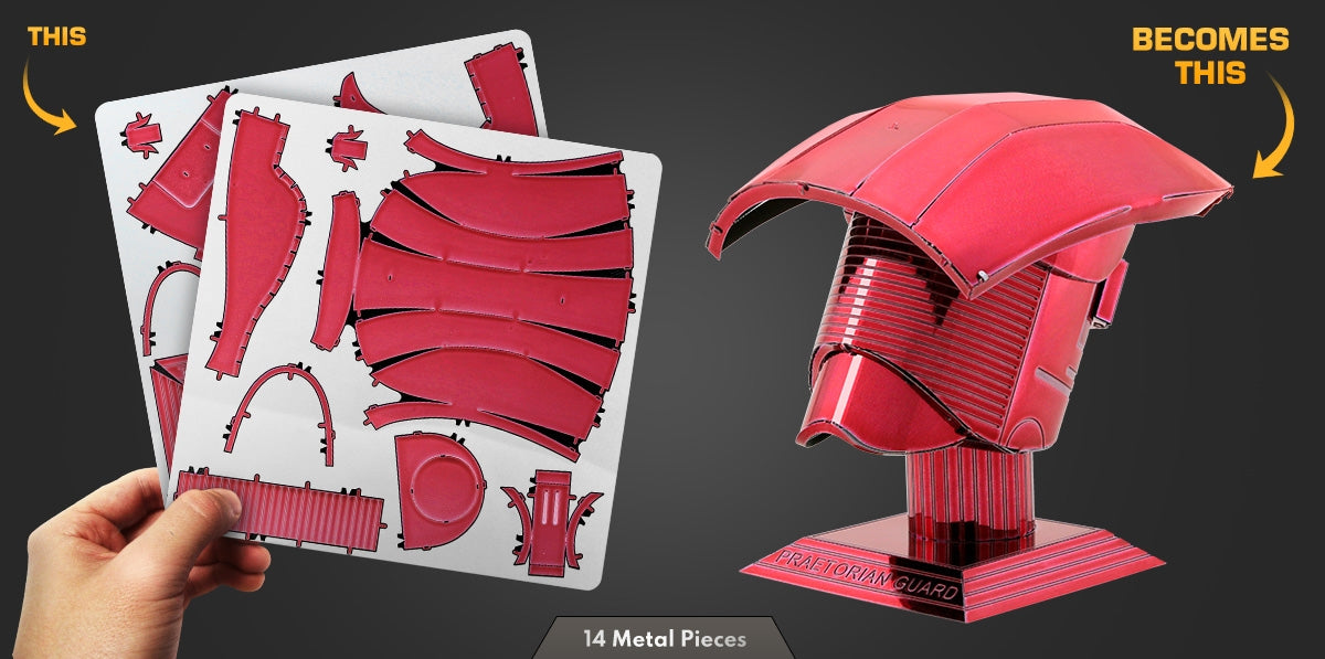 Metal Earth MMS317 Star Wars Elite Praetorian Guard 14 Piece Metal Model Kit